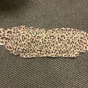 Hollister strapless bikini top